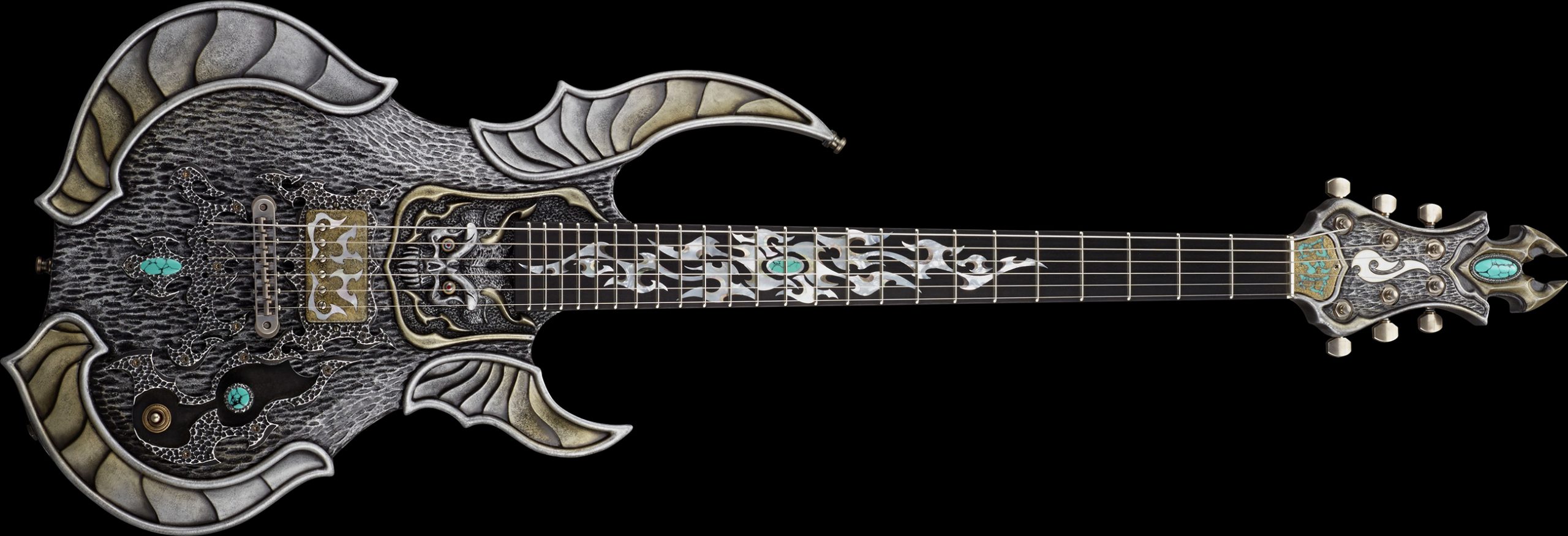 EX16-85 FRX-NT Gun Metallic Black & Silver – YOUNG GUITAR