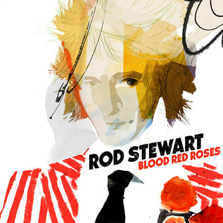 BLOOD RED ROSES／ROD STEWART　キャリアの集大成的な趣もある贅沢な大人のロック・アルバム