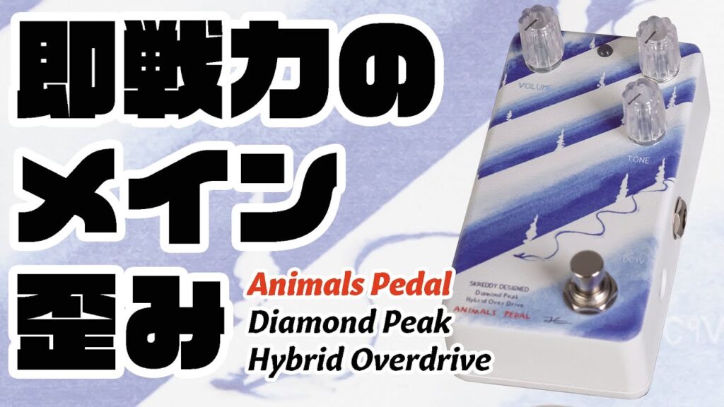 動画：アニマルズペダル、即戦力の歪み！“Diamond Peak Hybrid Over”