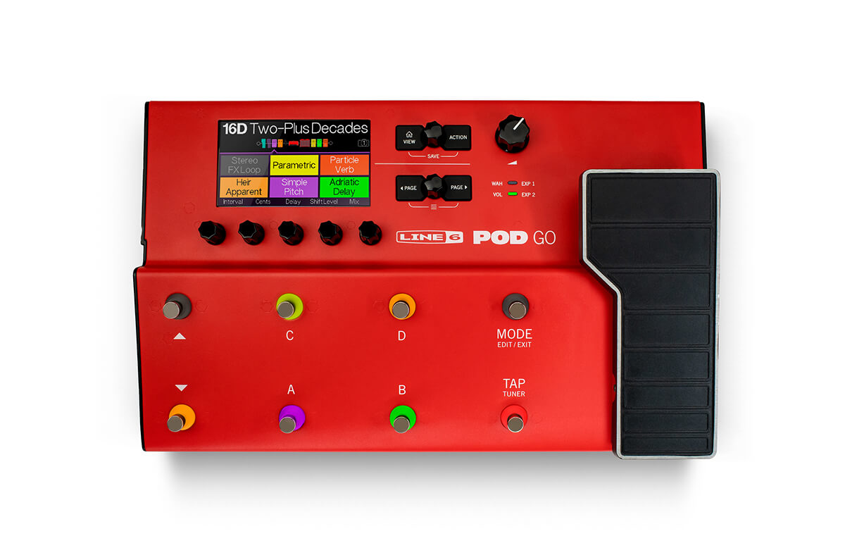 Line 6“POD Go”に数量限定の赤いモデルが登場！ – YOUNG GUITAR