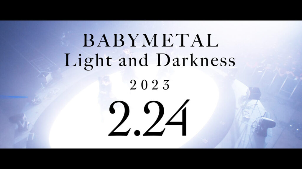 BABYMETALシングル「Light and Darkness」ティーザー映像＃１が公開