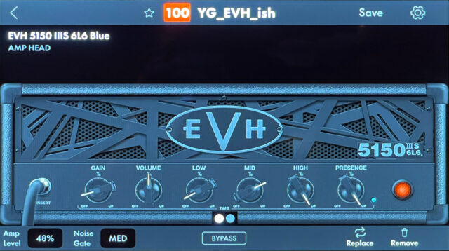EVH 5150 IIIS 6L6 Blue