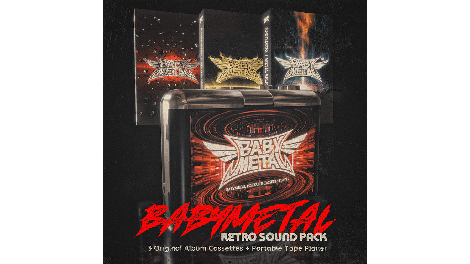 BABYMETALカセットプレイヤー＆旧譜３作カセットのバンドル登場 – YOUNG GUITAR