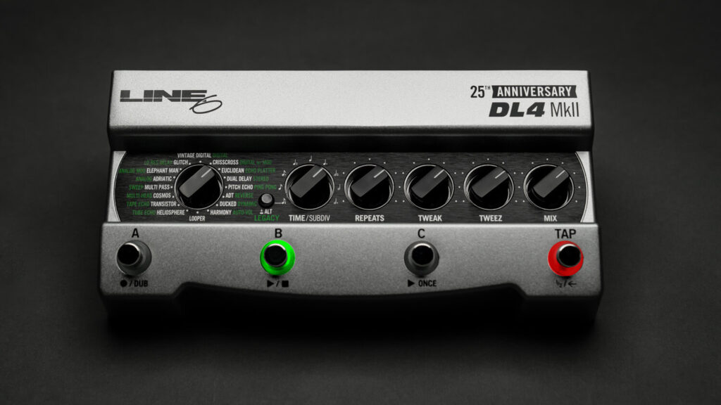 Line 6ディレイ名機に25周年記念版が数量限定登場