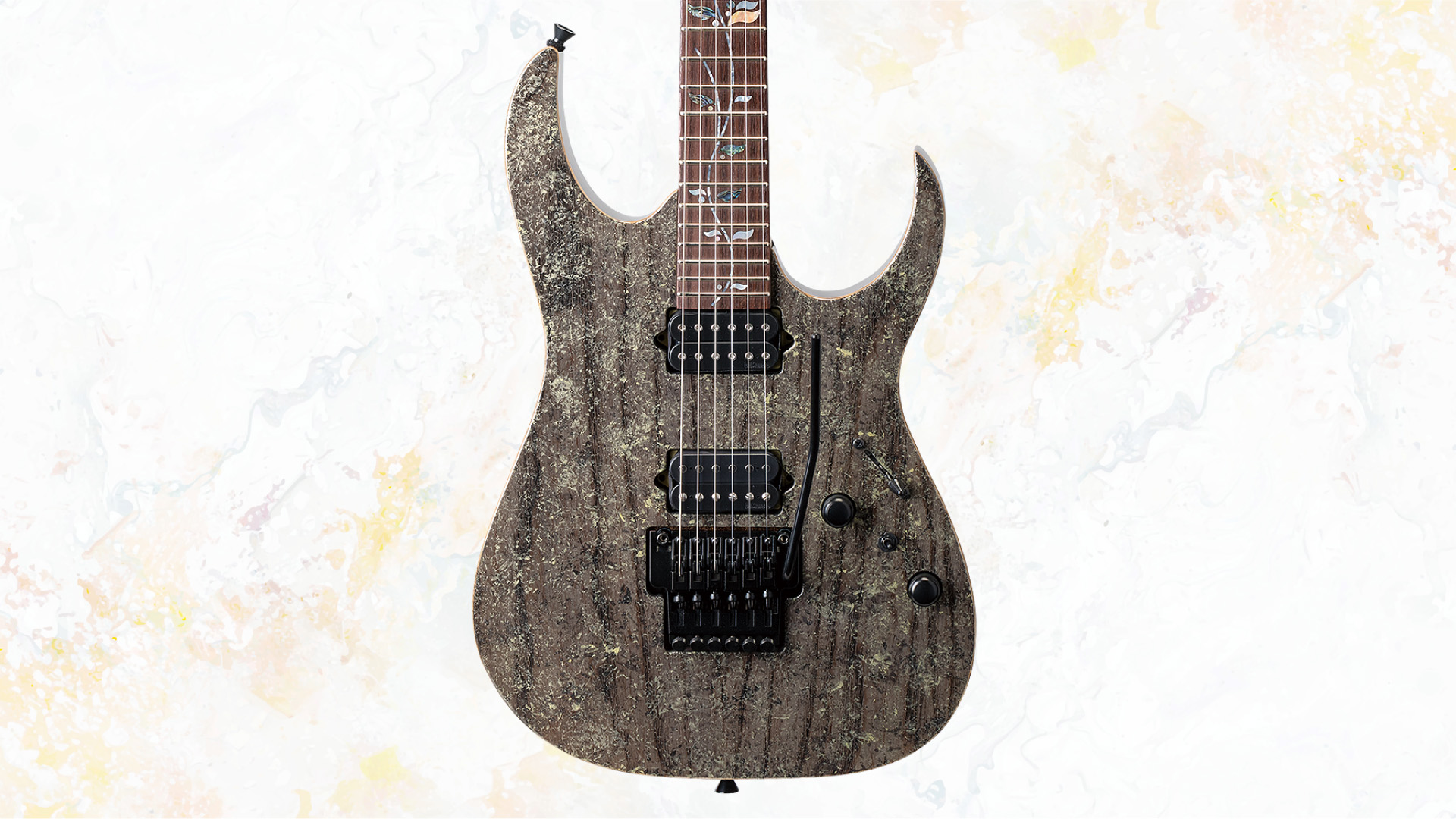 アイバニーズ、美麗な塗装のj.custom – YOUNG GUITAR