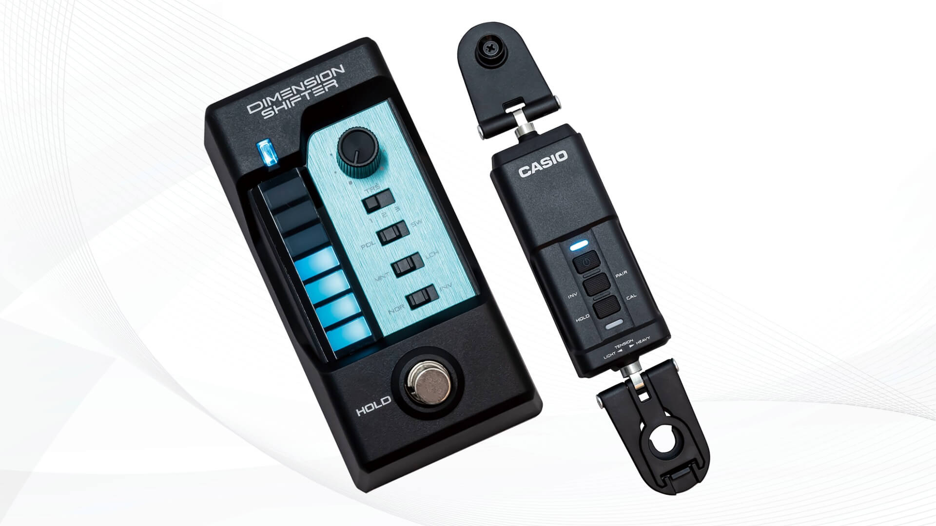 ギター・ストラップでエフェクトを操れ！ CASIO DIMENSION SHIFTER