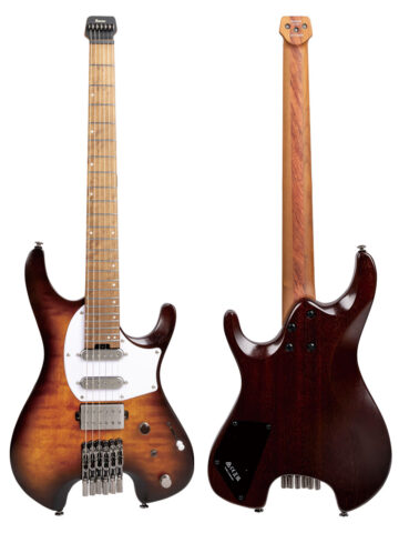 Ibanezヘッドレス、SSHの新モデル！ Q54WQM-DEL＆Q54WR-CNL – YOUNG GUITAR